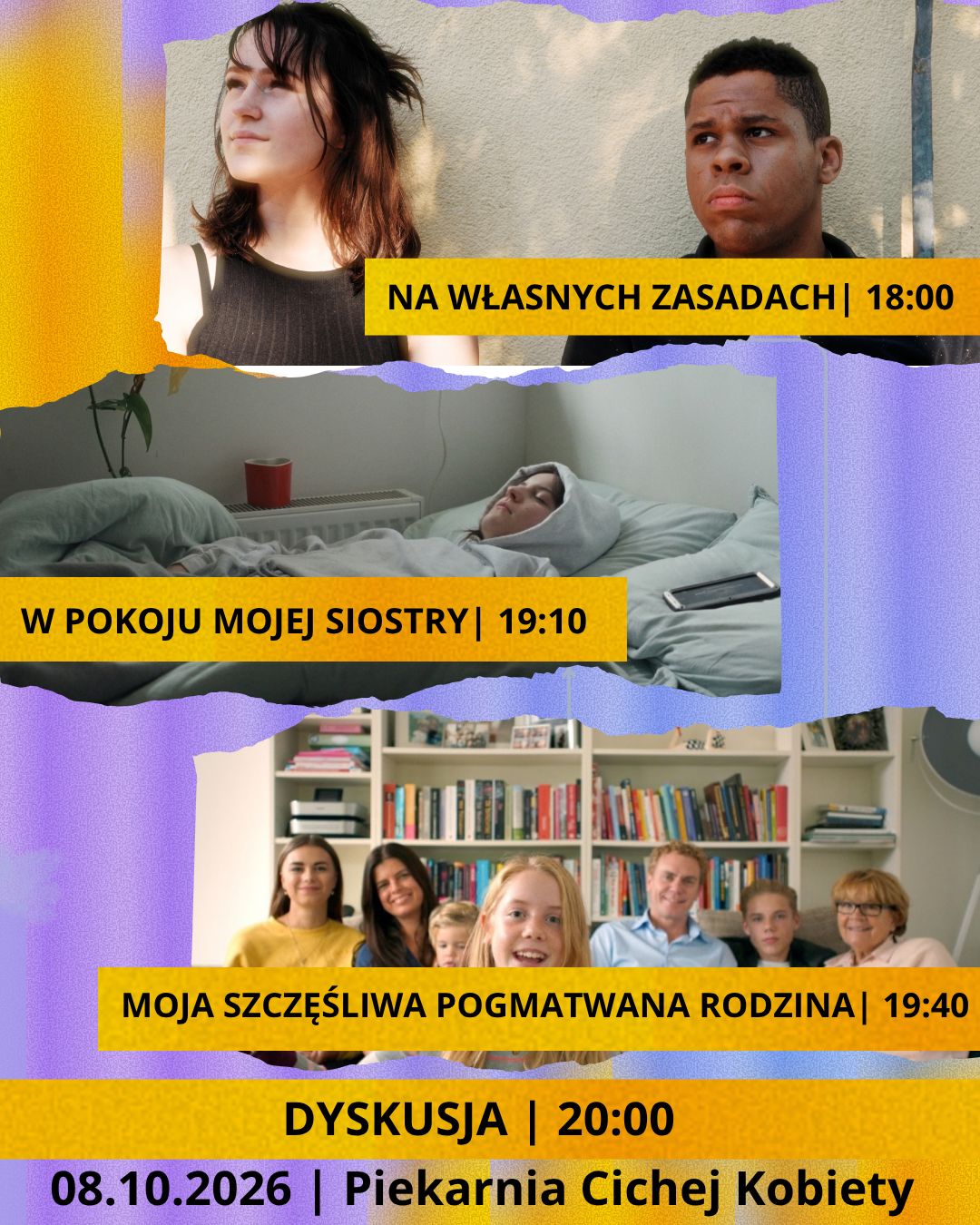 Festiwal  WATCH DOCS. Prawa człowieka w filmie. Klub filmowy Cichej Kobiety